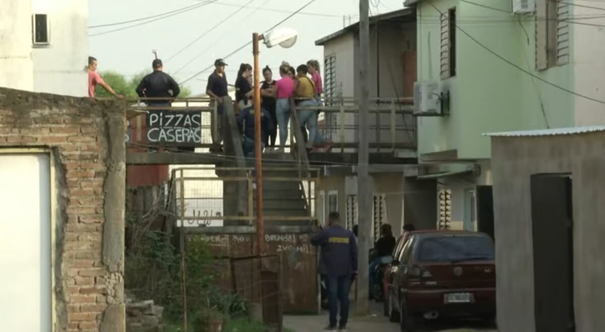 Paraná. La vivienda donde ocurrió el femicidio (Gentileza).