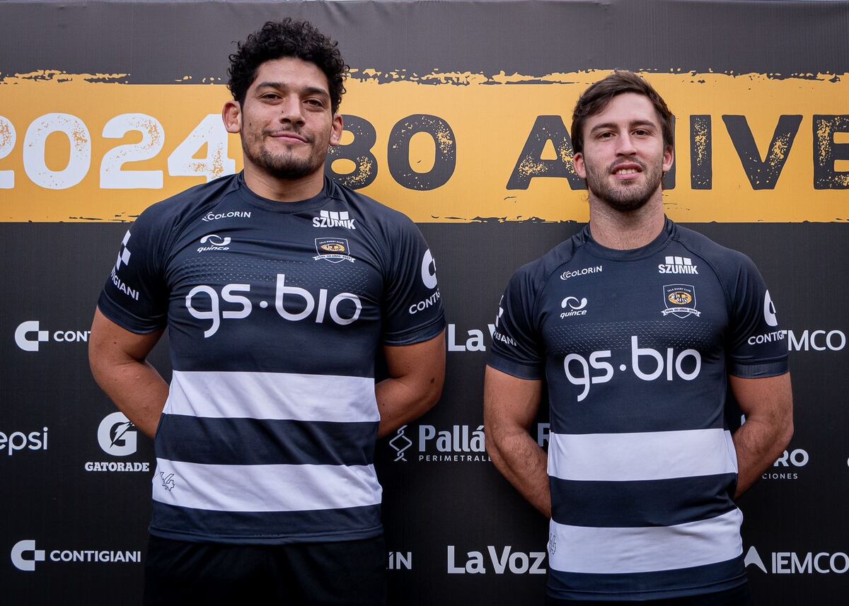 Tala RC presentó la nueva camiseta de hockey y rugby, en el marco del 80º aniversario de la entidad de Villa Warcalde. (Prensa Tala R.C / Marcela Canciani)
