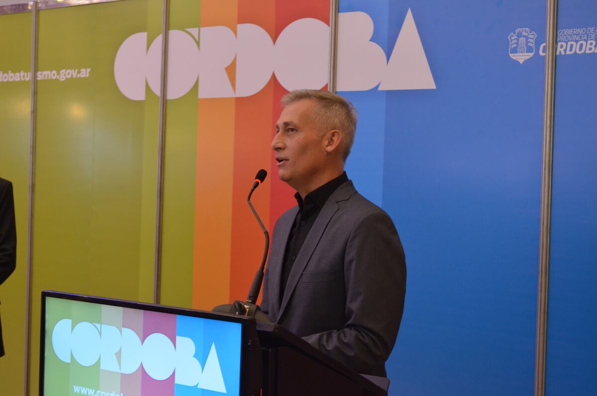 Córdoba Turismo. Esteban Avilés, presidente de la ACT, destacó la importancia del evento como sinónimo de la sinergia entre lo público y lo privado. (Gentileza: Redacción Voy)
