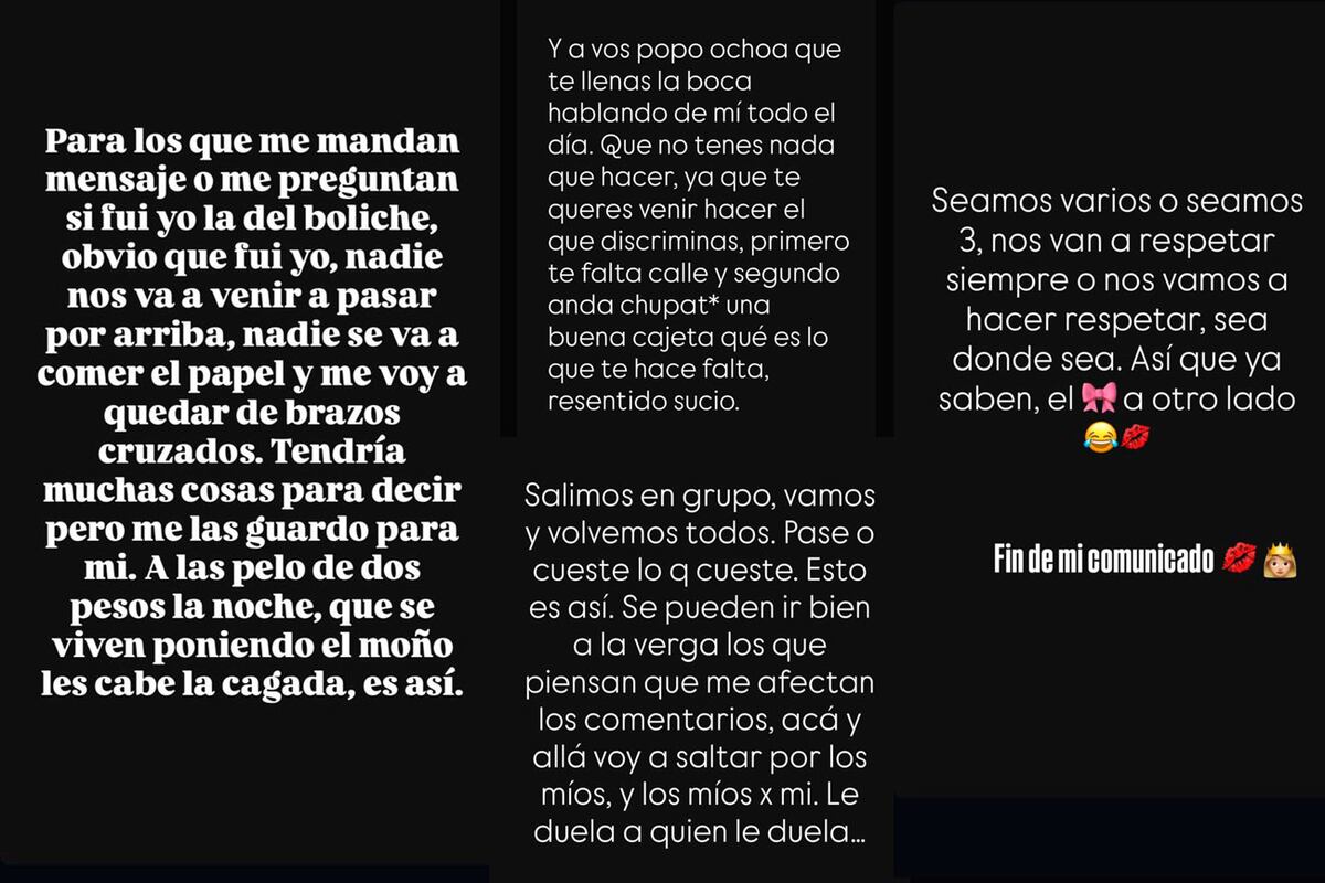 Morena Rial en Instagram. Foto: captura pantalla.