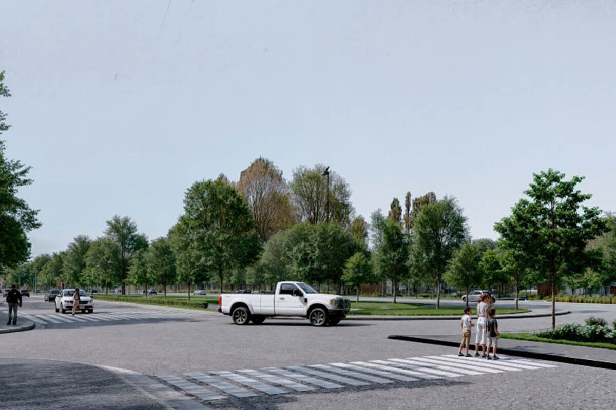 Ensanche de la Avenida Bodereau.