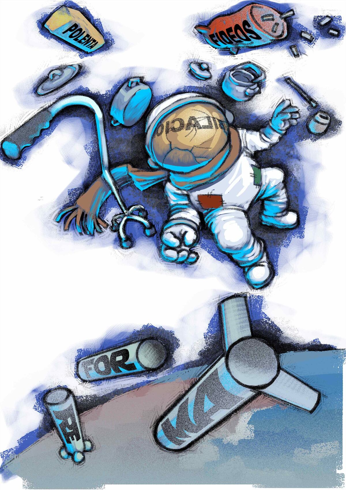 Ilustración Eric Zampieri.