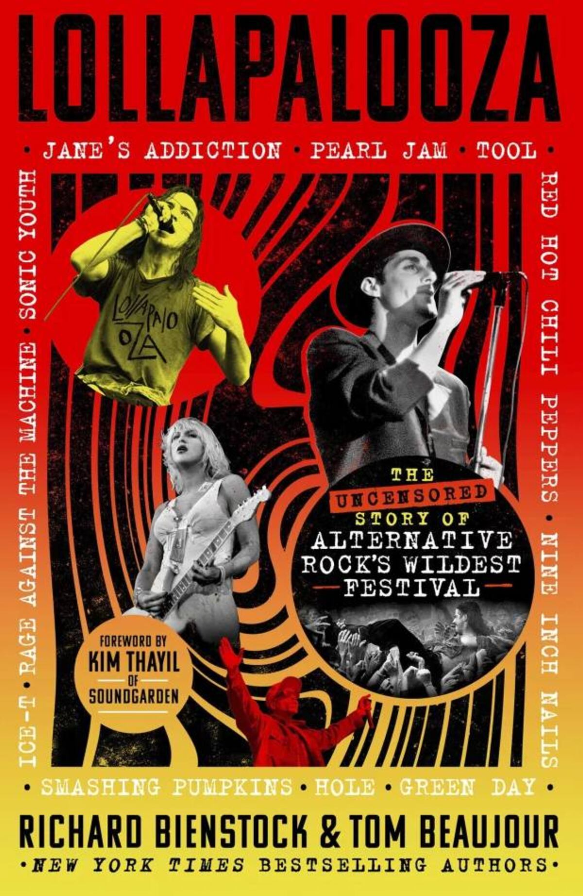 El libro sobre el Lollapalooza escrito por , Richard Bienstock y Tom Beaujour. (Captura)