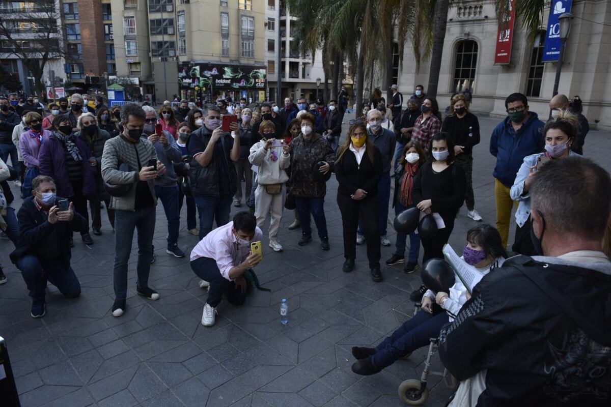 Homenaje a Solange Musse, a un año de su muerte. (Facundo Luque / La Voz)