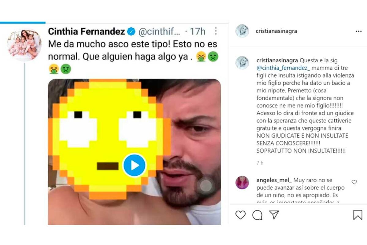 (Instagram Cristiana Sinagra)