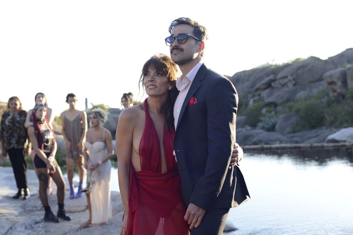 Escena del casamiento en Tesis sobre una domesticación. (Prensa)