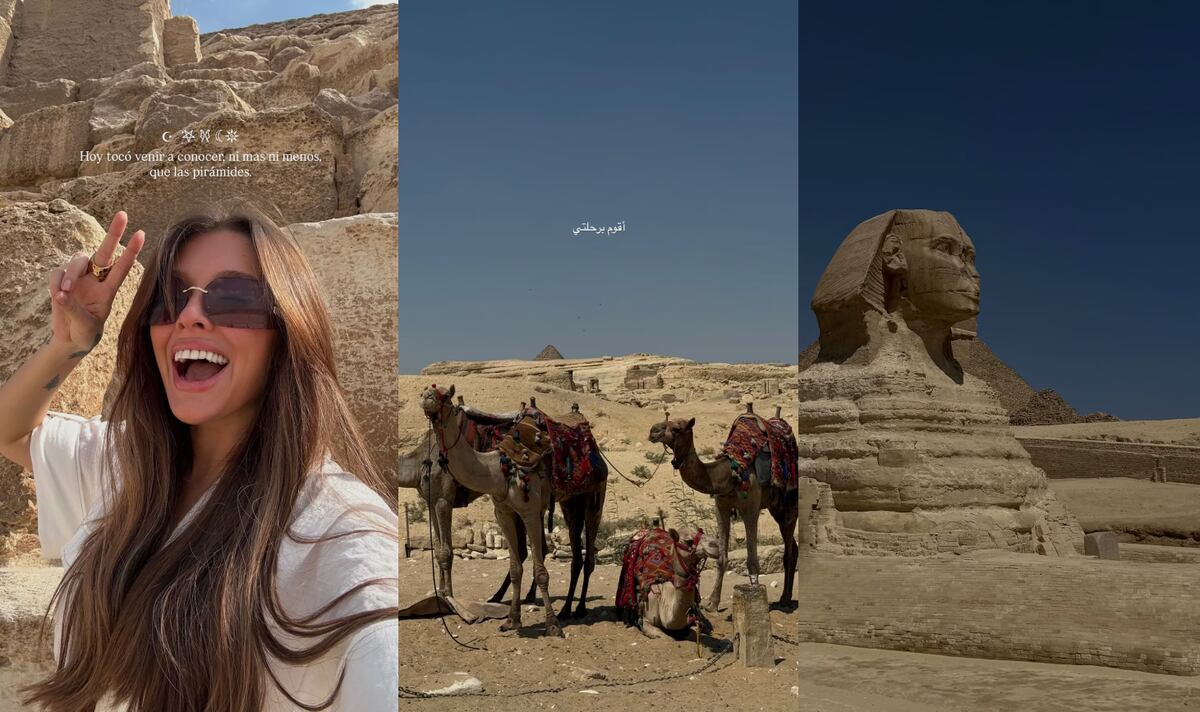 Sofi Gonet compartió historias de sus aventuras en Egipto. (Foto: Instagram)