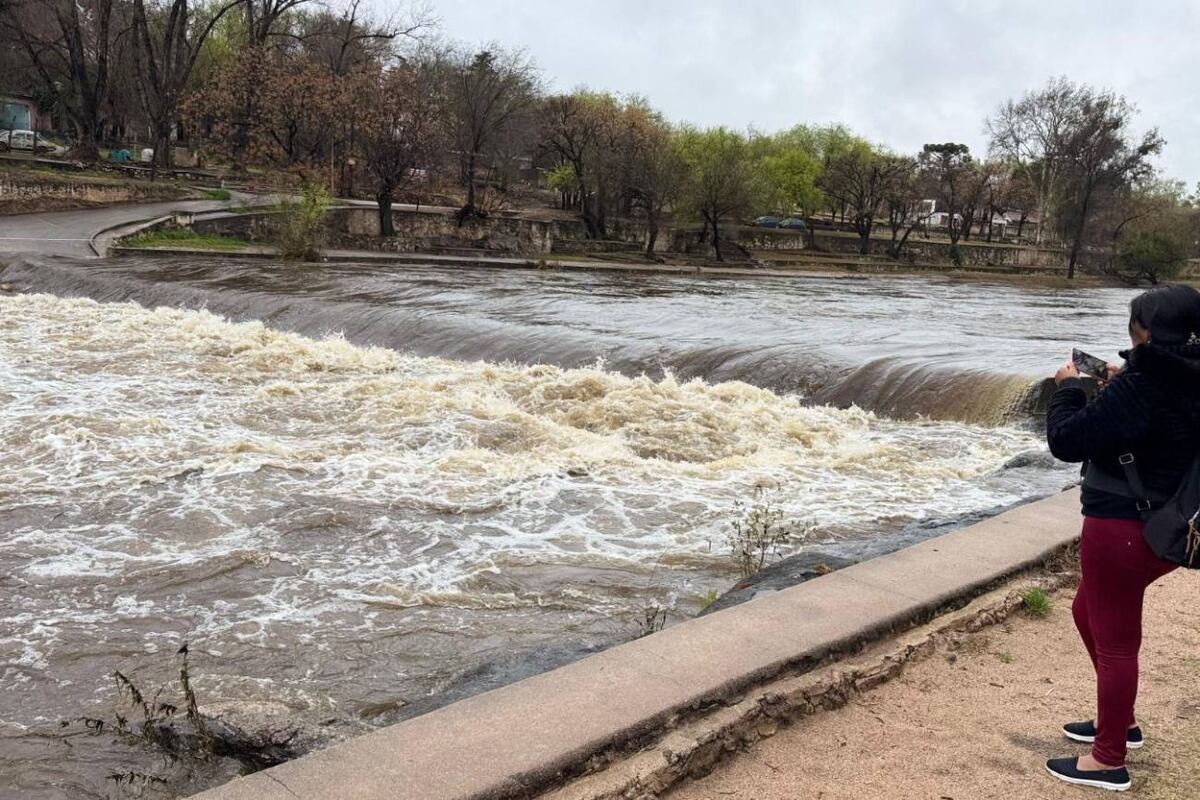 Tormenta Santa Rosa. Se espera una creciente de 2,50 metros en Villa Carlos Paz. (Municipio)