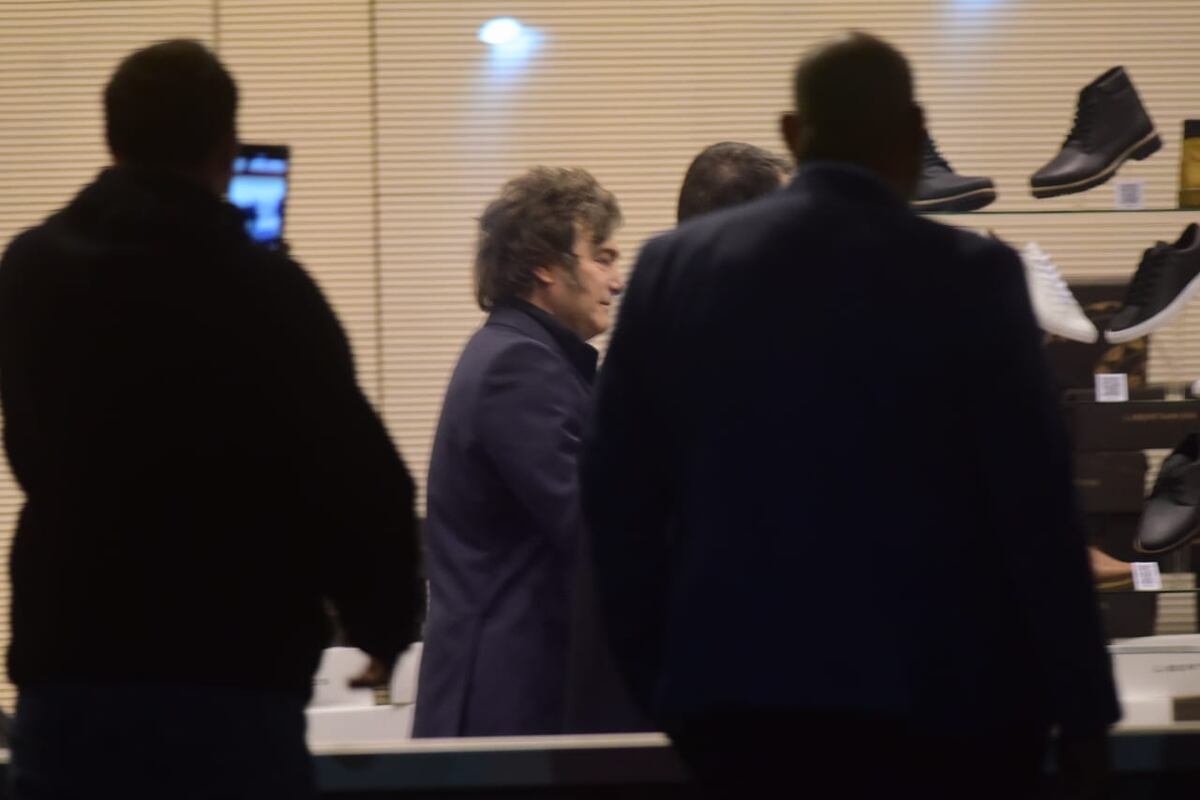 En el Quórum. Así llegó Javier Milei a la Derecha Fest en Córdoba. (Javier Ferreyra / La Voz)