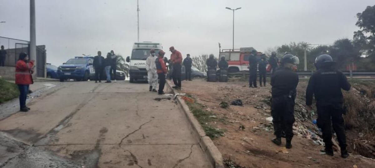 El amplio operativo policial desplegado aquel sábado. (Policía)
