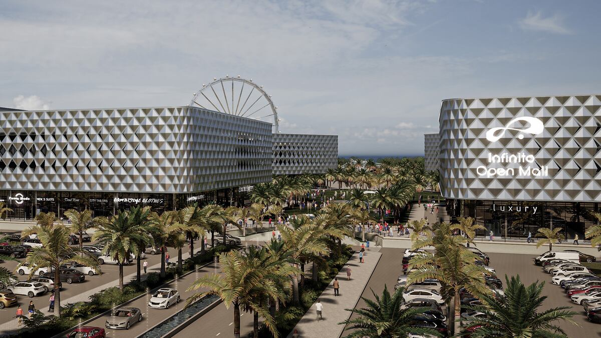 Imagen de lo que será el Infinito Open, que se construye en la zona sudeste de la ciudad de Córdoba. (Gentileza Infinito)