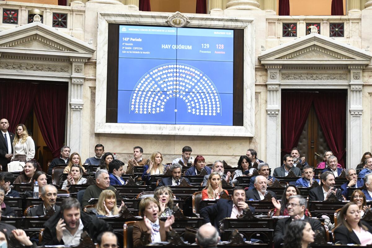 La oposición logró quórum para sesionar en Diputados por el caso $LIBRA (Foto: HCDN)