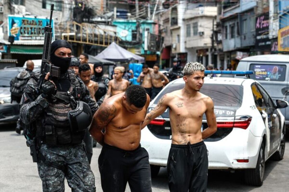Río de Janeiro. Al menos 60 muertos y más de 80 detenidos en un megaoperativo en dos favelas. (Gentileza)