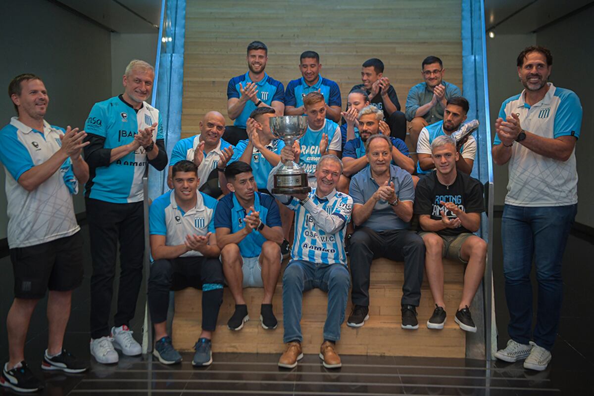 Schiaretti, hincha de Racing de Córdoba.