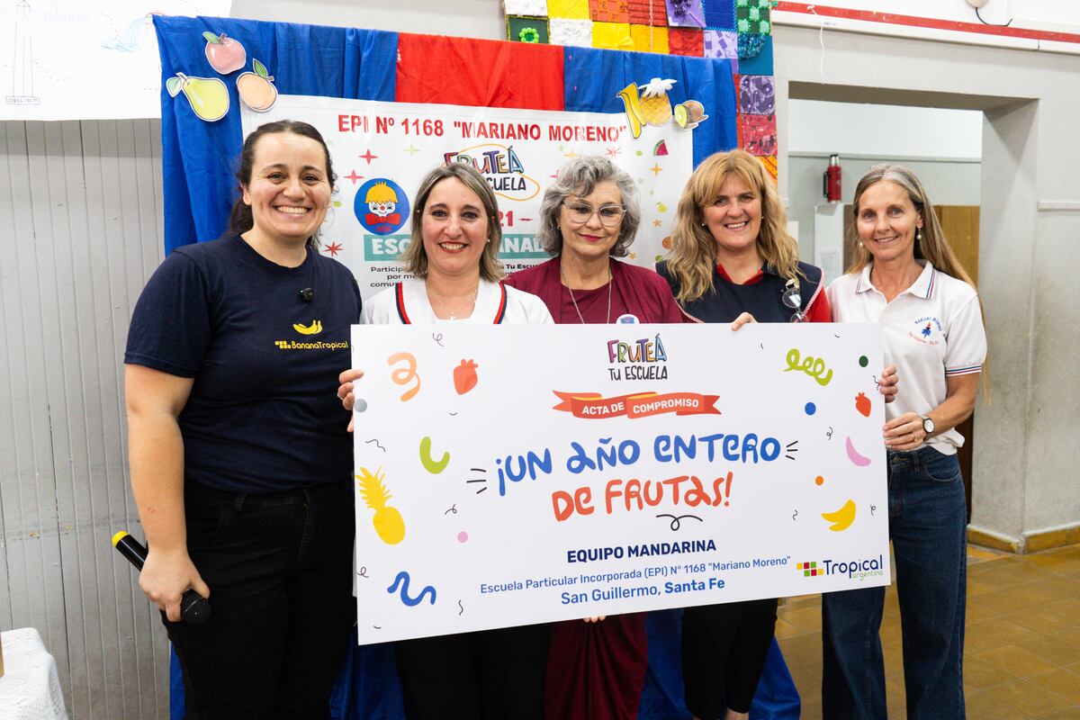 Fruteá tu Escuela. Ganadores 2025, San Guillermo, Santa Fe.