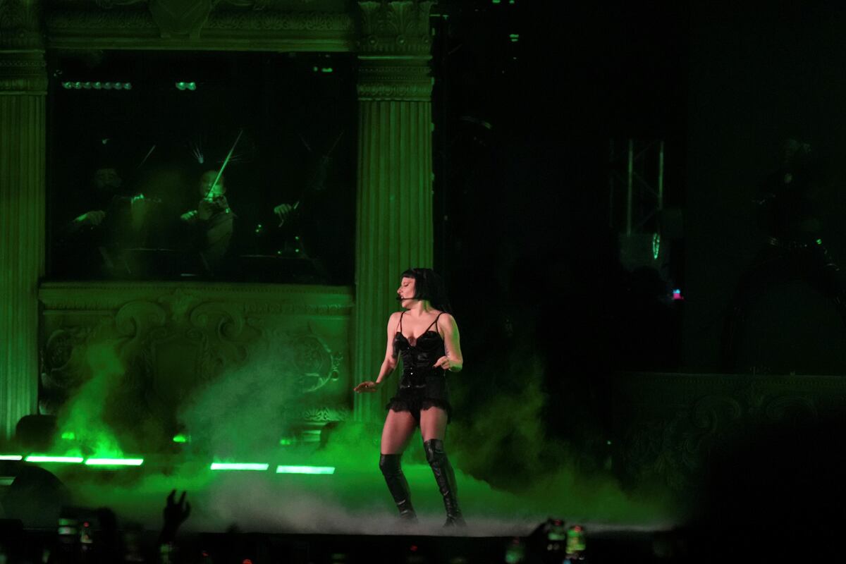 En fotos: el show gratuito de Lady Gaga en Copacabana, in Rio de Janeiro. 3 de mayo de 2025. (AP / Silvia Izquierdo)