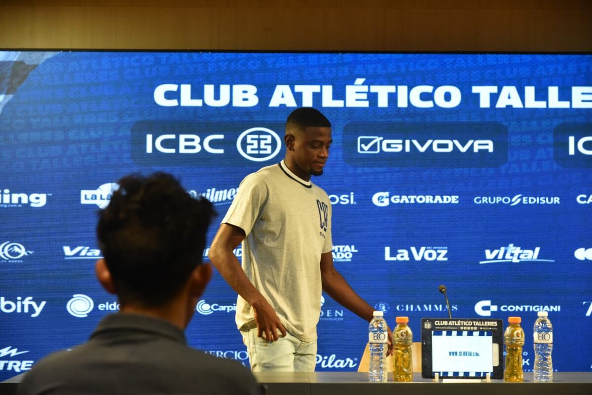 Luis Miguel Angulo, nuevo refuerzo de Talleres. Viene de Colombia. (Facundo Luque La Voz)