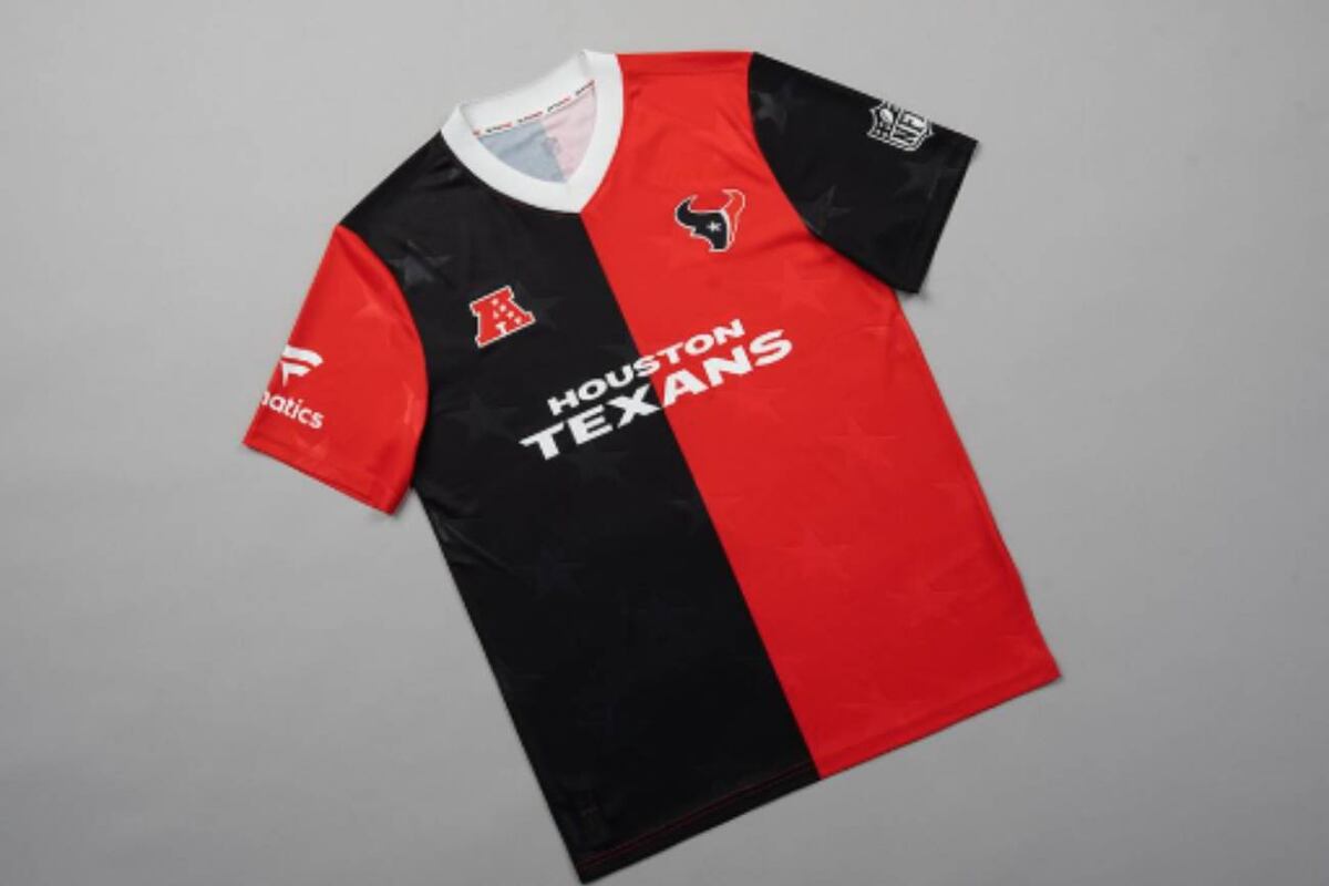 Las camisetas de los equipos de la NFL como si fueran de fútbol (Fanatics)