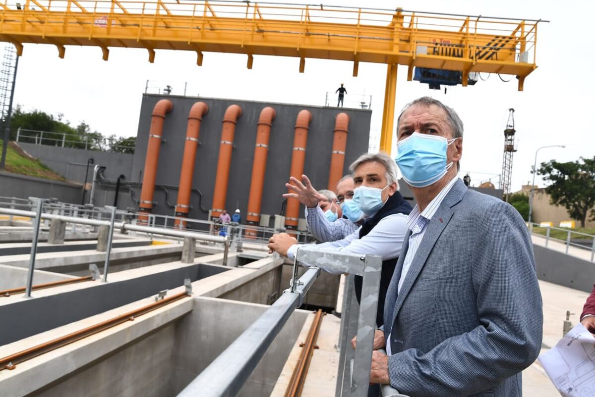 Nueva planta Bajo Grande: se realizó la prueba de funcionamiento de la estación de bombeo. (Gobierno de Córdoba)
