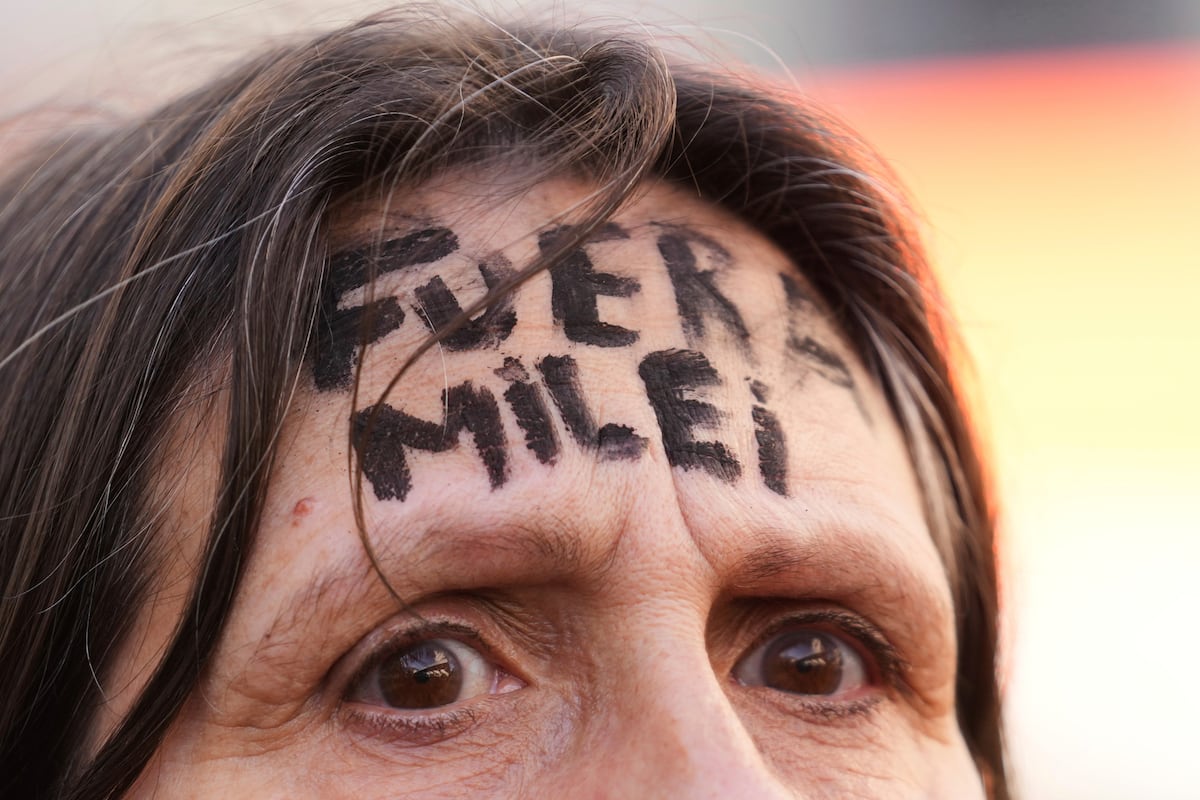 Las fotos de la marcha a favor de Cristina Kirchner. (AP)