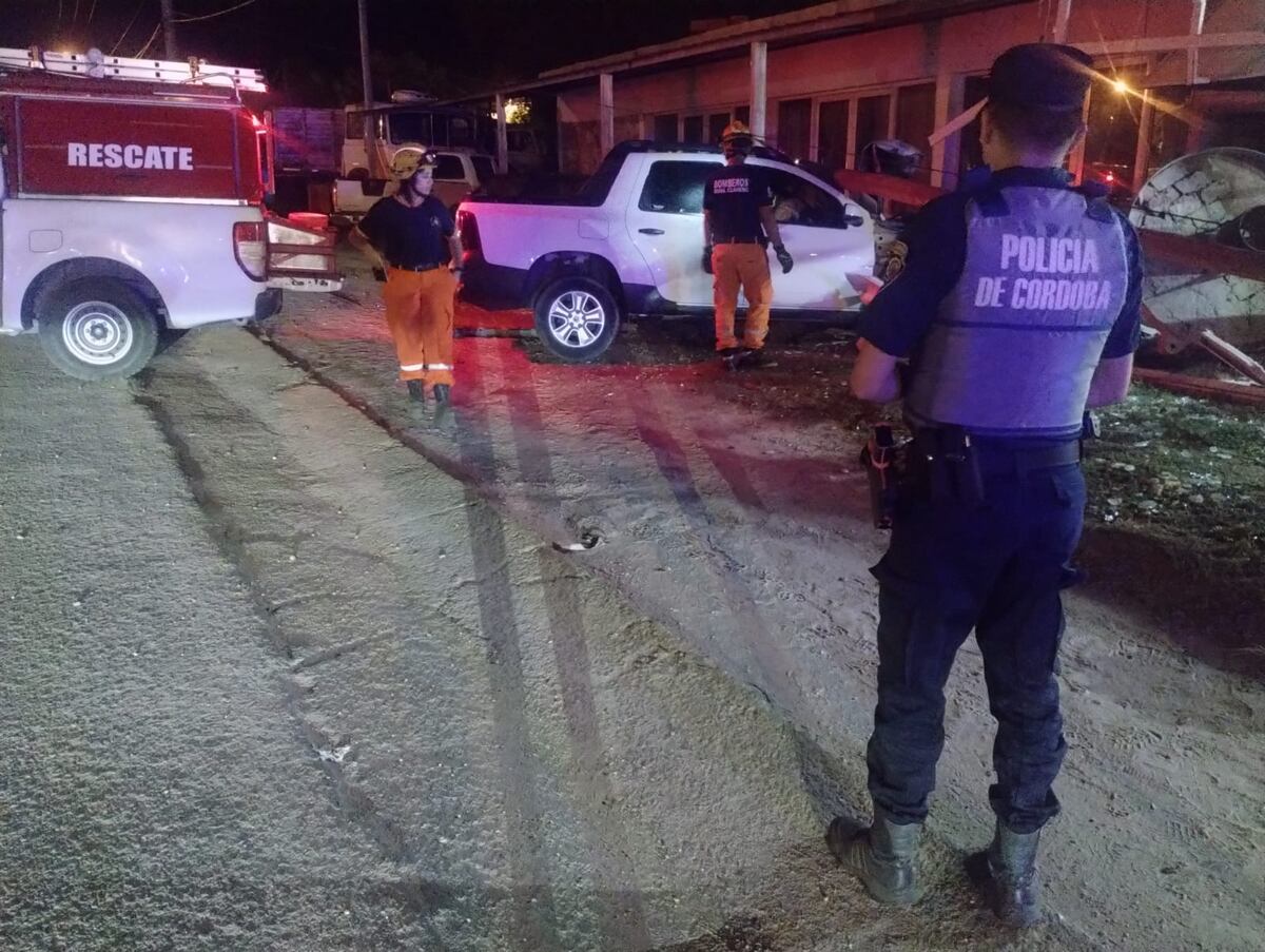 Daños tras el siniestro de los menores. (Policía)