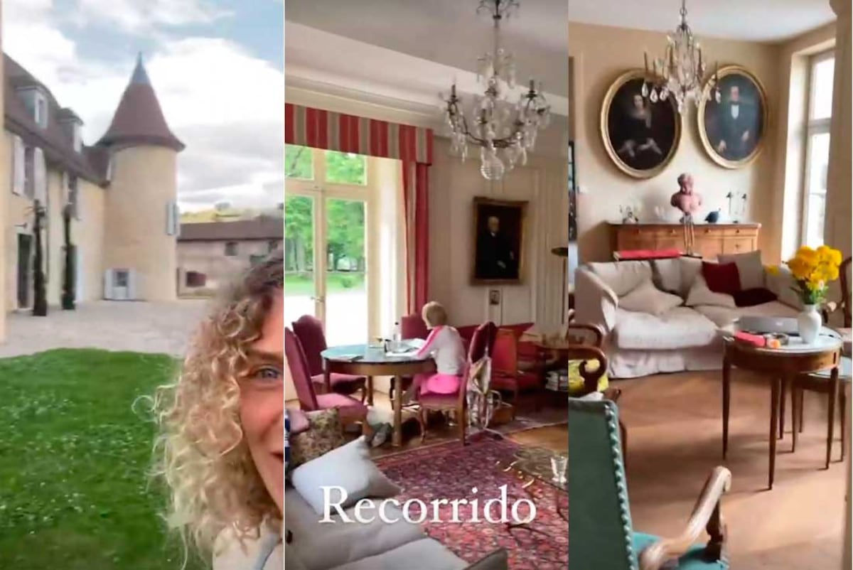 Algunas imágenes del castillo que compartió Maru. (Instagram Maru Botana)