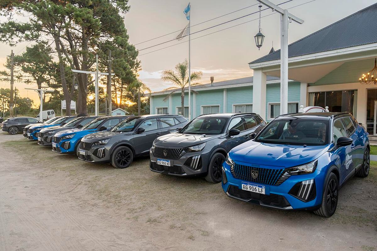 Una caravana de al menos quince autos fueron puestos a disposición por la marca.