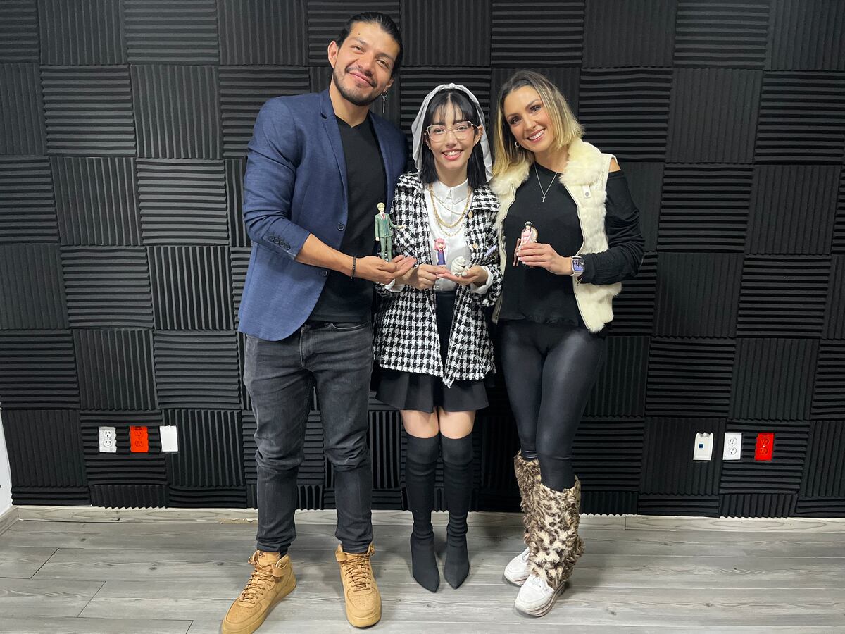 Miguel de León, Elizabeth Ugalde y Romina Marroquín Payró son las voces de Loid, Yor y Anya en Spy x family (Foto: Gentileza Prensa)