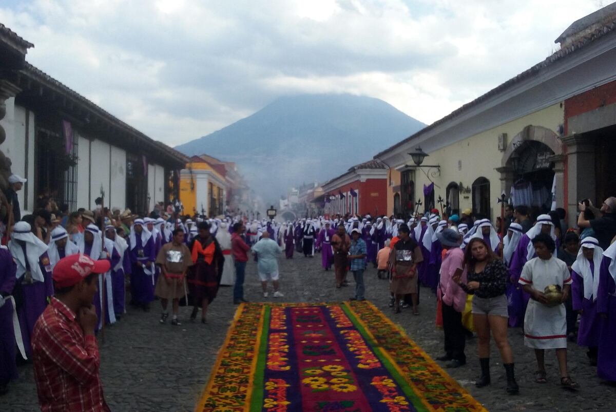 Semana Santa en Antigua, Guatemala. Foto: gentileza Marina Perassi