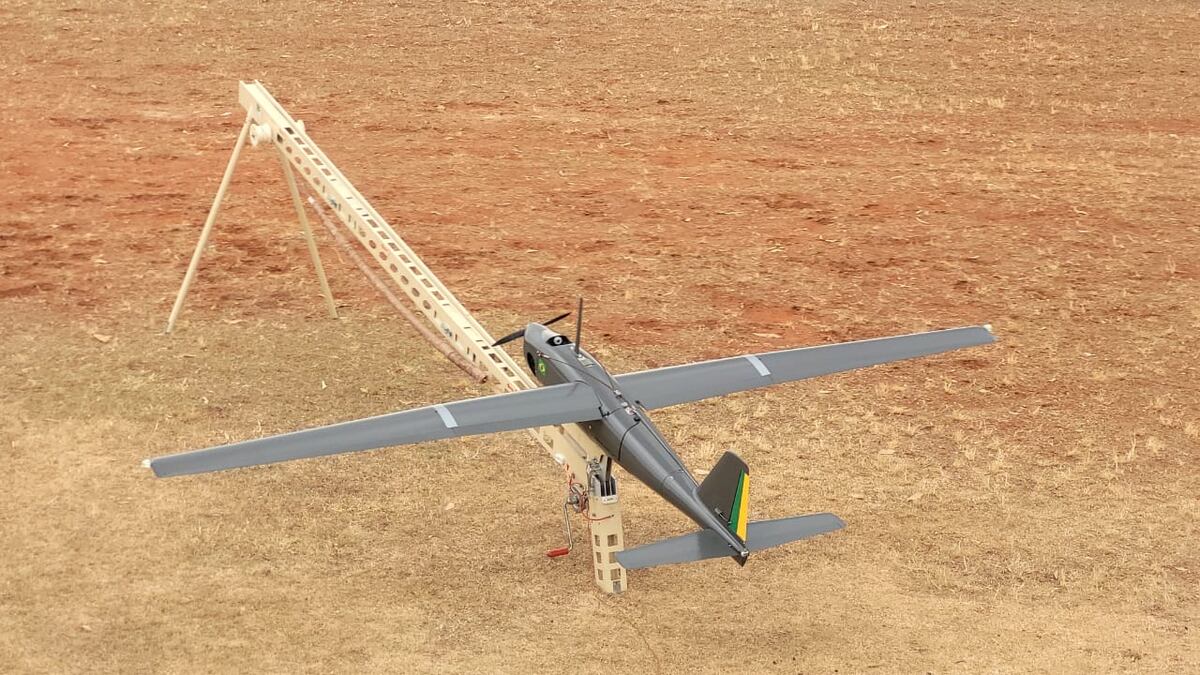 El sistema de drones de Harpia en Brasil. (adtechsd)