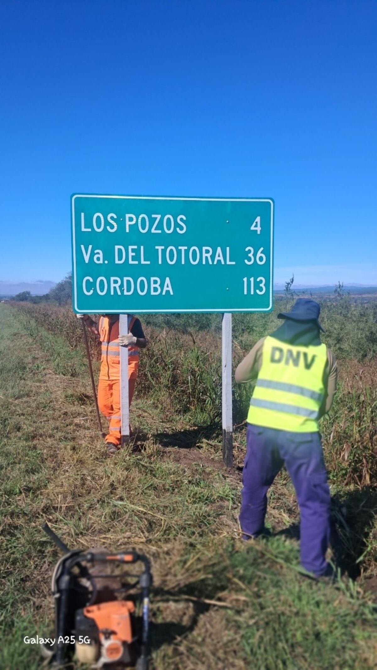 Mantenimiento sobre ruta 60 (VN)