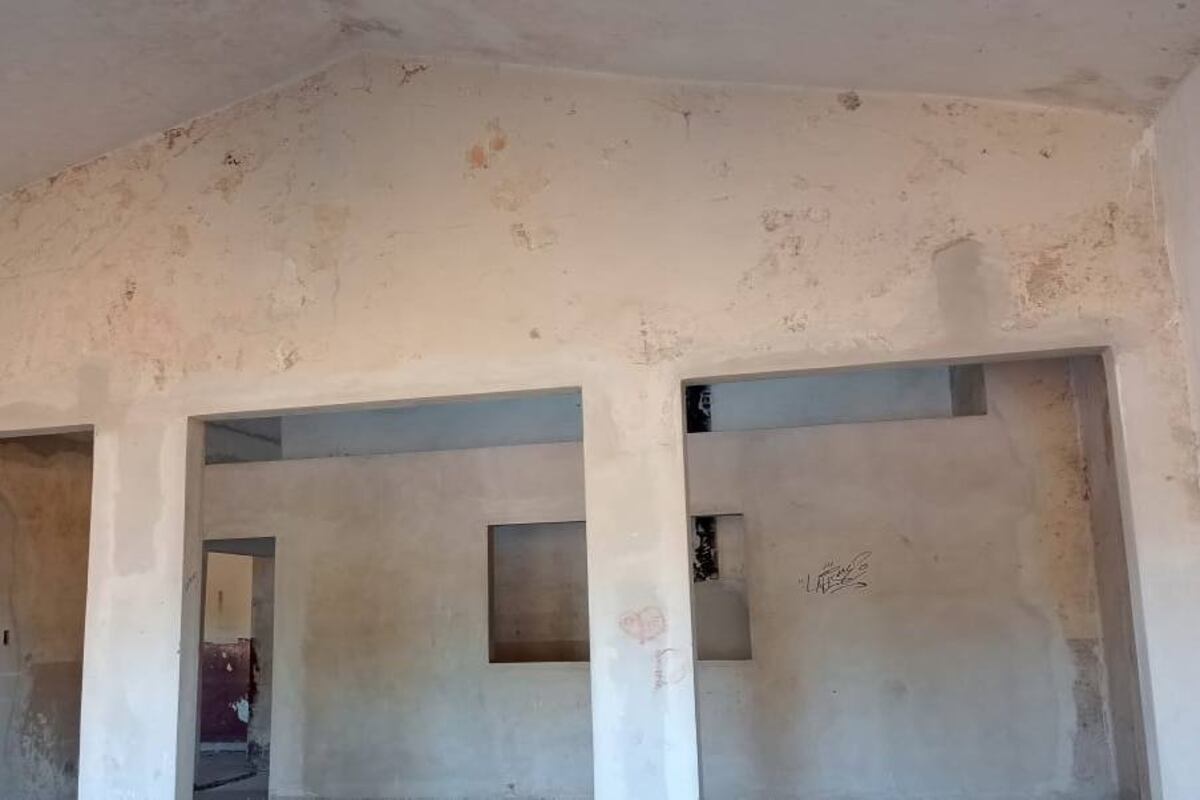 Los padres indicaron que las obras se hacen "a cuentagotas". (Gentileza: padres autoconvocados)