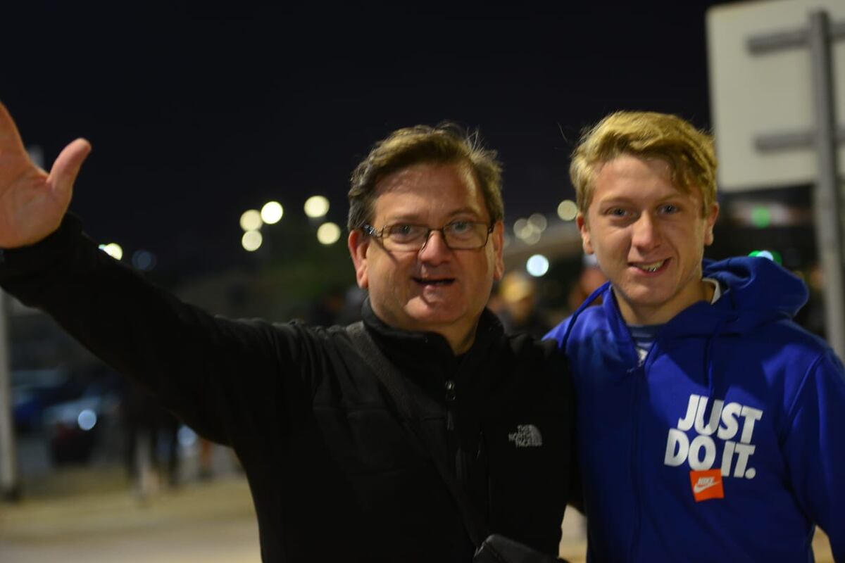 Las y los Cara 'e Cancha de Talleres en la previa del partido con Vélez por la Copa Libertadores. (Facundo Luque y Javier Ferreyra)