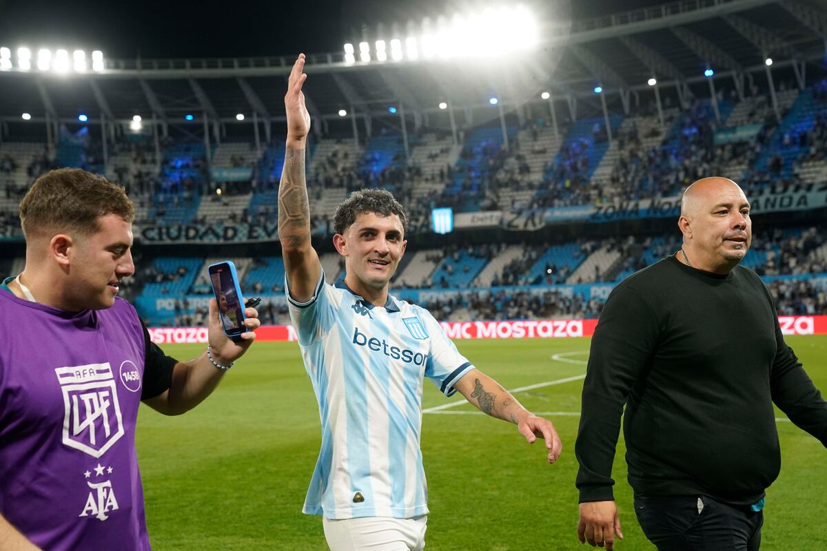 Racing. Gastón Martirena contó un detalle una oración premonitoria que le dijo Maravilla Martínez. (Clarín)