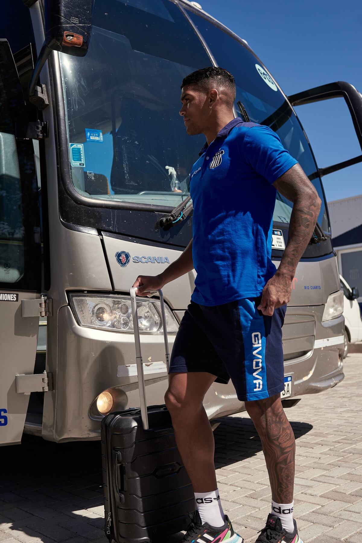 Rafael Pérez antes del viaje de Talleres a La Plata para visitar a Gimnasia. (Prensa Talleres)