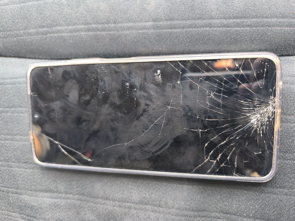 El celular recuperado en Córdoba (Policía).