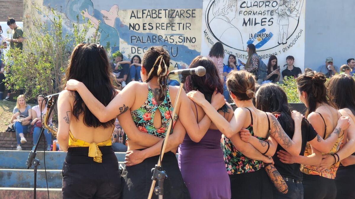Universidad. Después de dos años, volvió la Jupa al campus (Denise Audrito/La Voz).