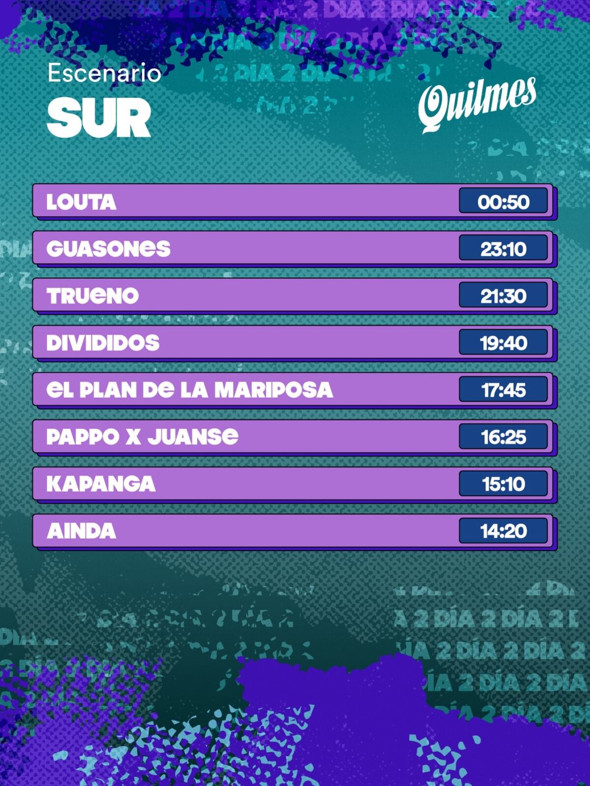 Cosquín Rock 2026. Grilla completa.