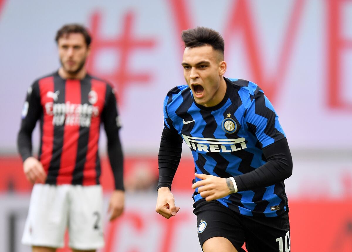 Lautaro Martínez consiguió su primer título con Inter.