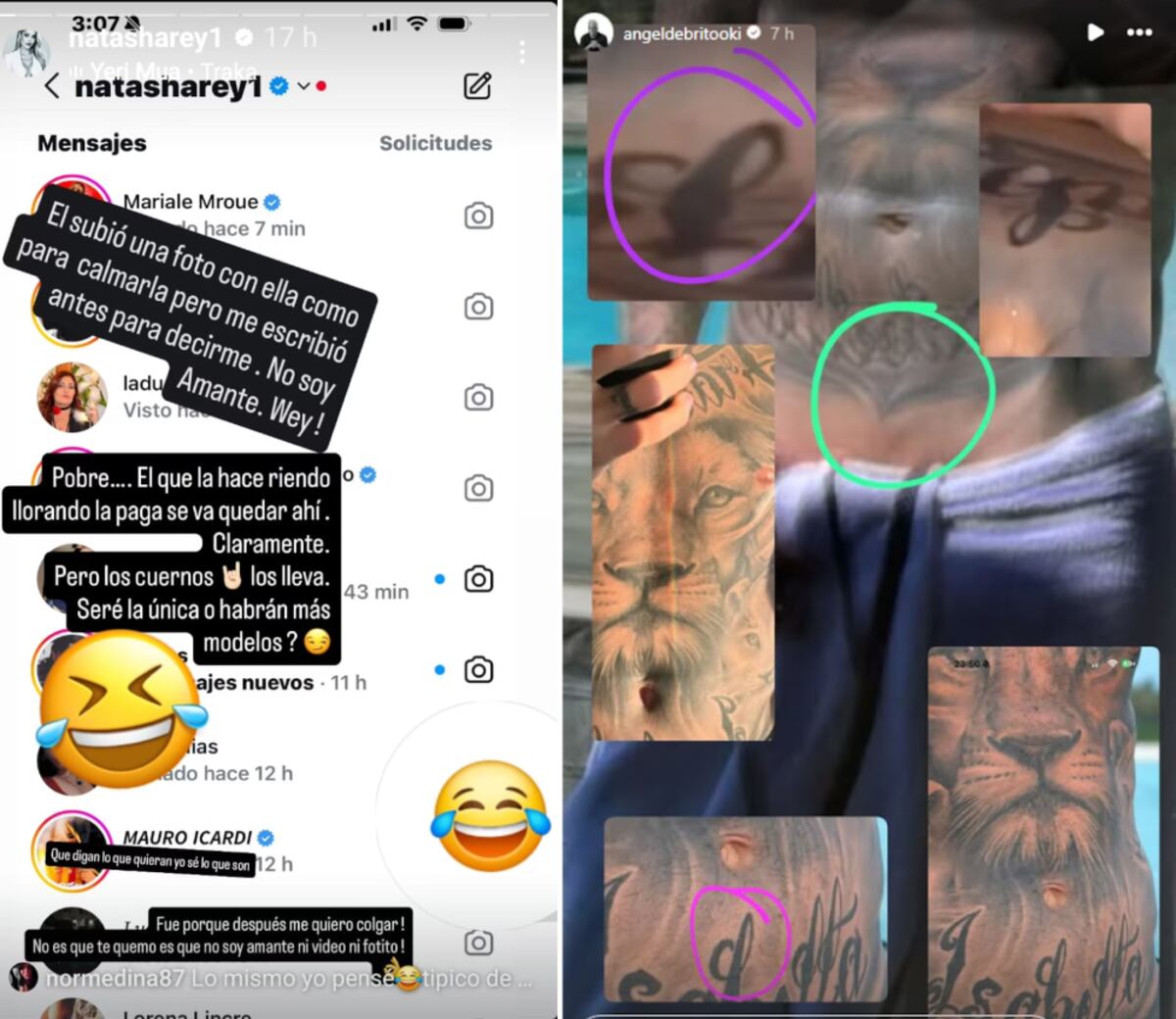 Las historias de Icardi. (Captura)