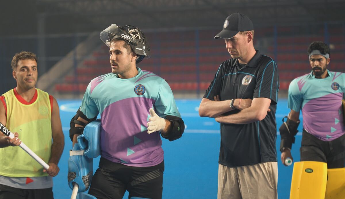 El cordobés Tomás Santiago, arquero de Los Leones, y su experiencia en la Hockey India League. (Instagram @tomisantiago)