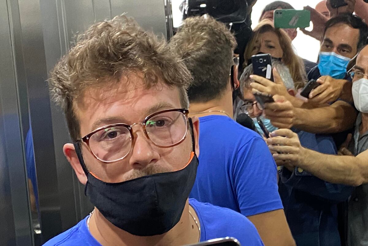 Moresi. El joven desafectado del juicio a Marcelo Macarrón por entregarle una carta a Facundo fuera del recinto (Tomy Fragueiro/La Voz).