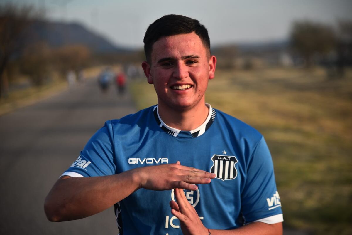 Cara 'e Cancha de Talleres en la previa del partido entre Talleres y Godoy Cruz por los octavos de final de la Copa Argentina en San Luis. (Pedro Castillo / La Voz)