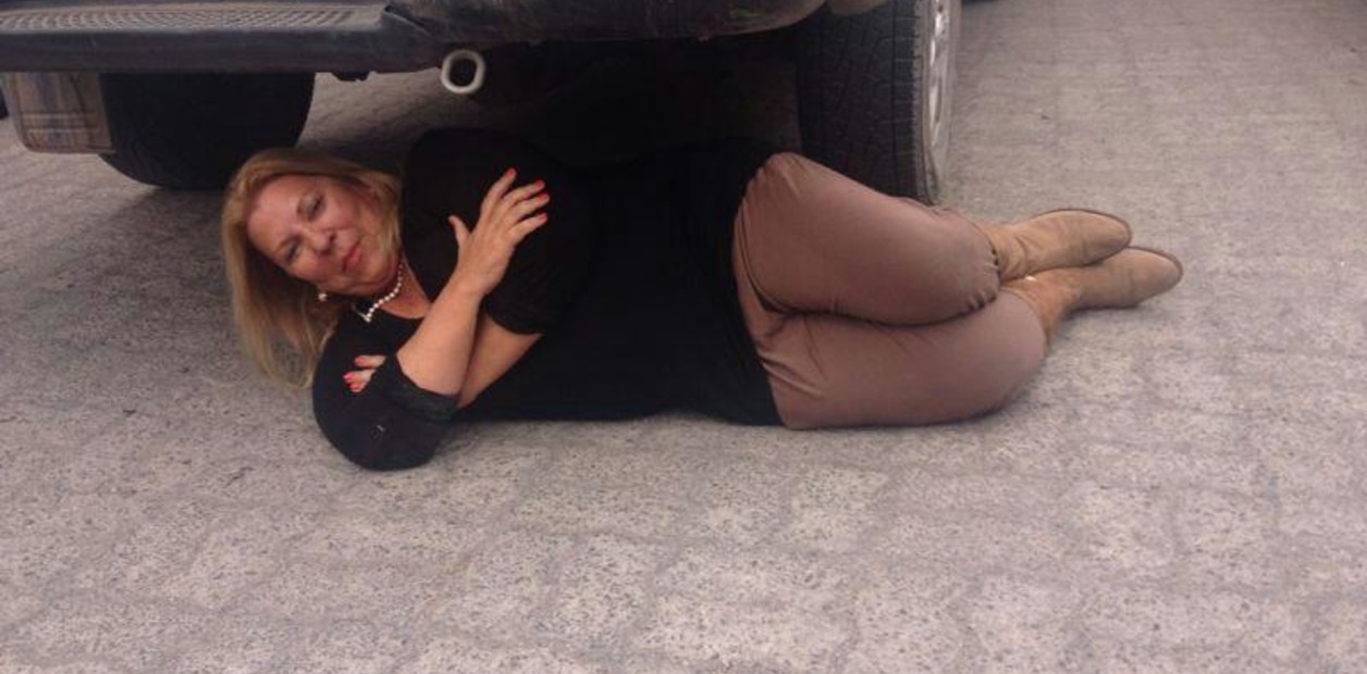 Carrió y una imagen que se convirtió en meme.