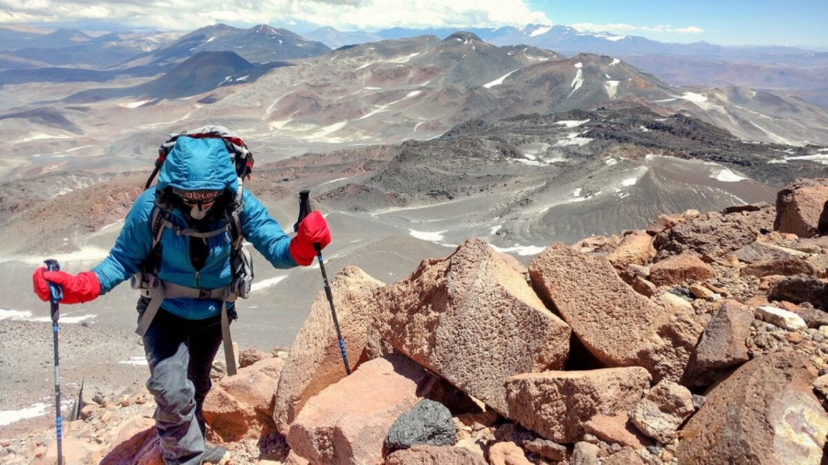 La ruta de los Seismiles, por los picos más altos de la Argentina. (Foto: Agencia Télam)
