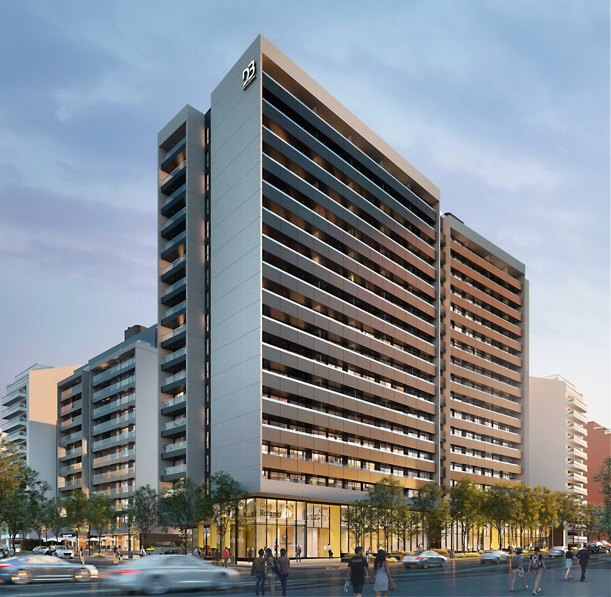 Renders de la vista externa de Distrito Betania. (Grupo Betania)