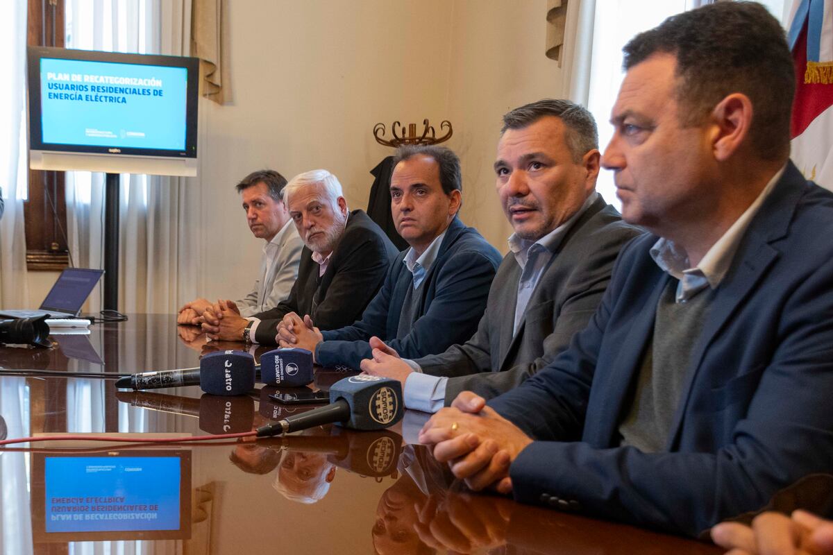 Río Cuarto. Reunión por tema tarifas eléctricas (Gentileza).