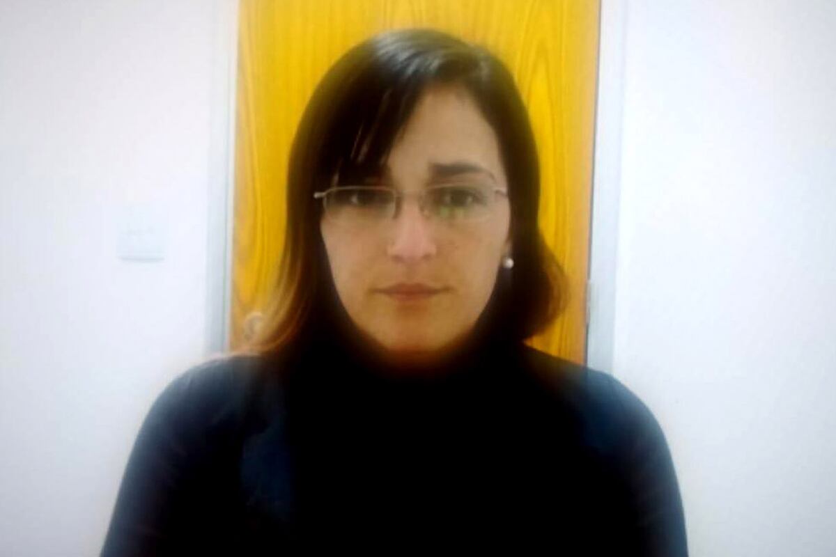 Colaboradora. Wanda Micaela Esquivel dejó el recinto privado y se hizo presente en la sala de audiencias. (La Voz) 