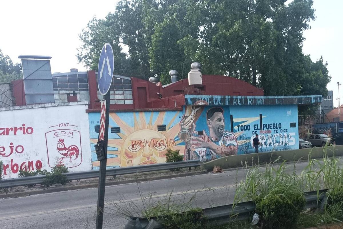 Los murales vandalizados de la selección campeona del mundo (X)