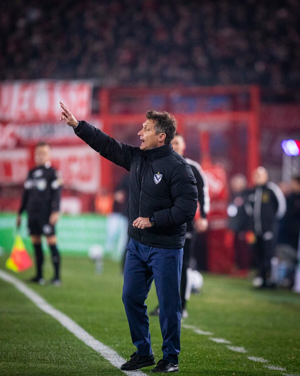 El DT de Vélez, Guillermo Barros Schelotto en su primer título en Liniers (Prensa Vélez).